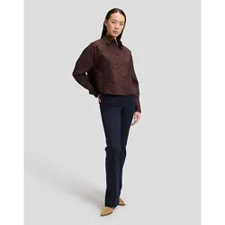 Regular Cuffed Shirt Chocolate Torte Größe S female