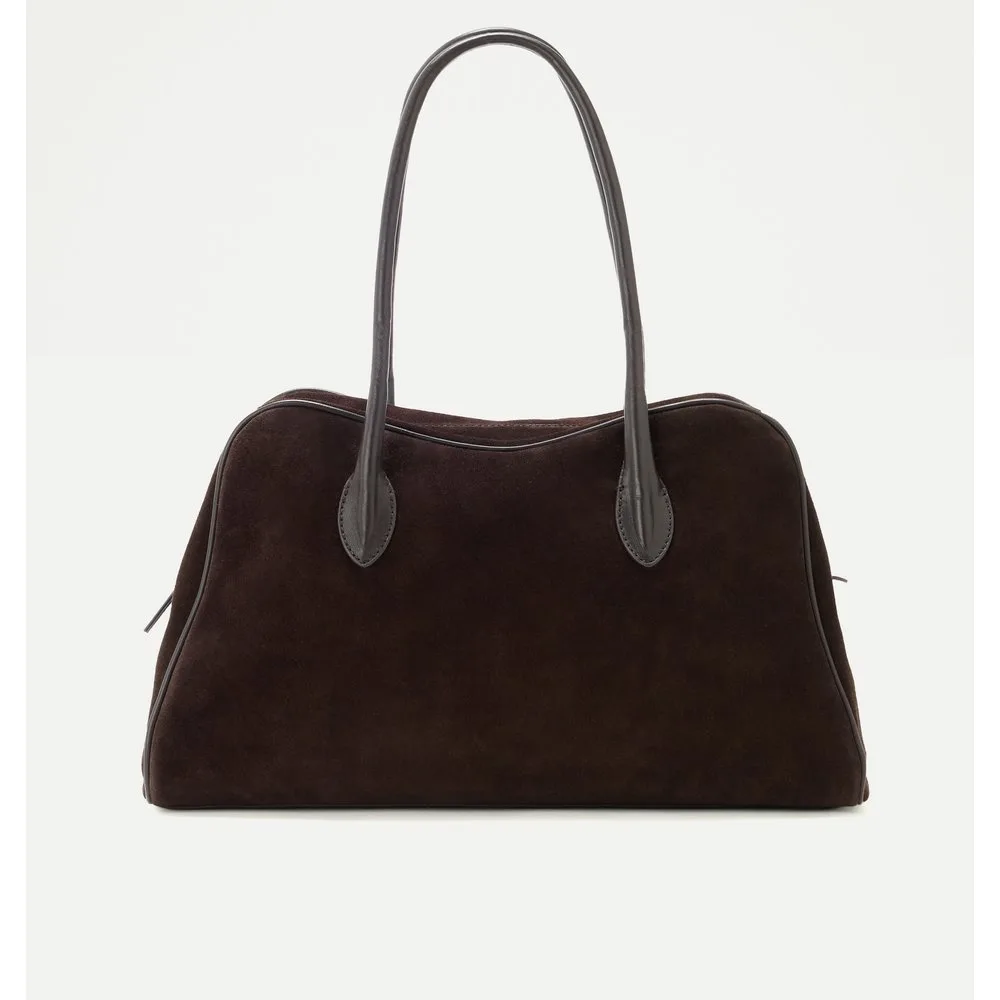 Bolso shopping de piel de serraje - Latouche - FashionsVida