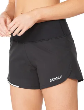 Aero 4 ´´ Shorts Black / Silver Reflective XL Women - 2XU - FashionsVida