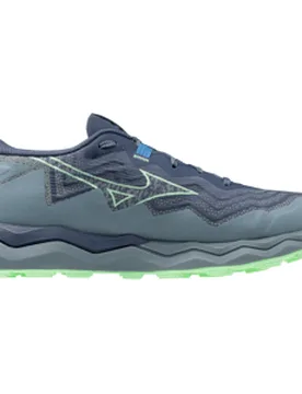 WAVE DAICHI 9 Trailschuhe Herren Vintage Indigo/Neo Mint/Citadel 44,5 - Mizuno - FashionsVida