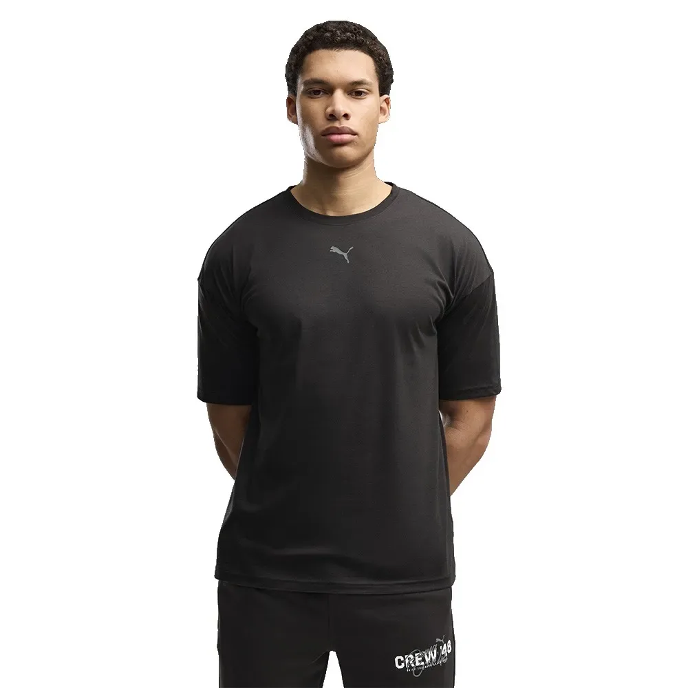 T-shirt à Manches Courtes Oversized Black L - Puma - FashionsVida