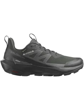 Chaussures de randonnée en GORE-TEX - Elixir Activ GTX Phantom/Black/Magnet - Taille 44 - Noir - Salomon - FashionsVida