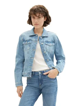 Giacca Di Jeans Authentic Light Stone Blue Denim 3XL - Tom tailor - FashionsVida