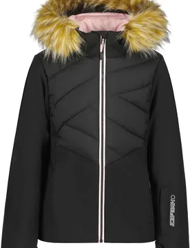 Ski /Snowboard Jacke Laval Jr Noir Kindergröße 128 cm schwarz - Icepeak - FashionsVida