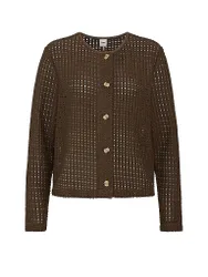 Strickjacke BRENDA L braun 40 Damen