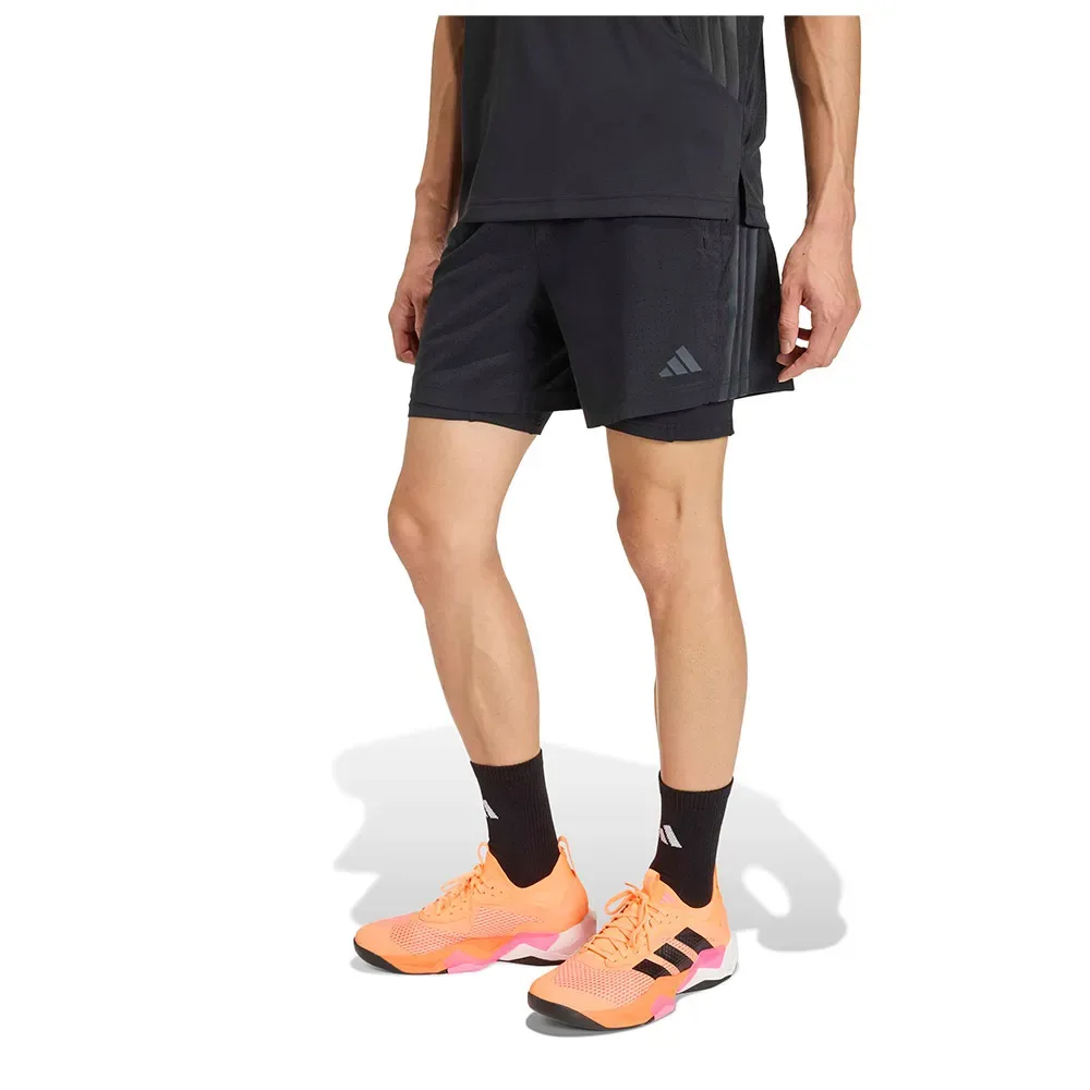 Short Tech Essentials Workout 2in1 Black S - Adidas - FashionsVida