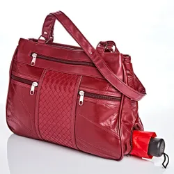 Pagen Tasche mit Schirm bordeaux