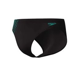 Endurance+ Tech Panel 7 Cm Swimming Brief Black / Turquoise Gem UK 30 Men