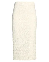 Falda midi Mujer Marfil XS Mujer