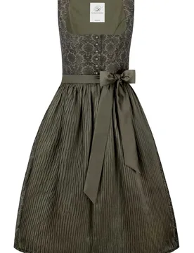 Dirndl Ronja (olive, Gr. 42) von Heimatgwand für Damen, 58% Polyester, 42% Baumwolle - Stockerpoint - FashionsVida