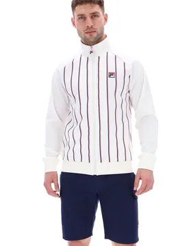 Hudson Striped Track Top - XS - FILA - FashionsVida