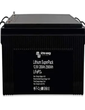 Lithium 12.8v/battery 200ah Black One Size unisex - Victron energy - FashionsVida