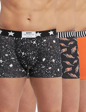 Paris Boxers Ad00c6d Vibes Cotton Patterned 3 Unità Cloud Blue / Black / Cotillion 3 - DIM. - FashionsVida