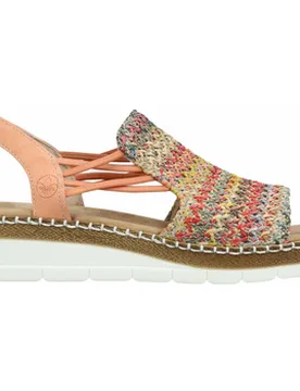 Keilabsatzsandalen Sandalen Für Damen 40 Female - Rieker - FashionsVida