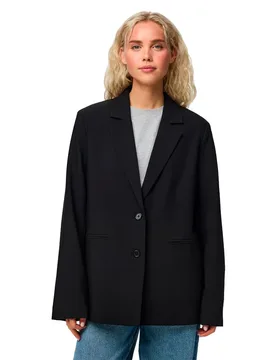 Blazer Bosella Loose Fit Black S - Pieces - FashionsVida