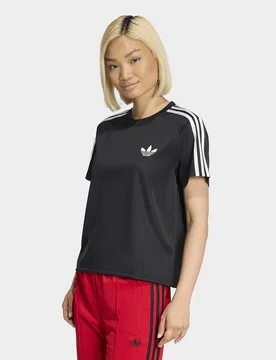 Womens Firebird T-shirt - Nero, nero nero Donna taglia L - Adidas - FashionsVida