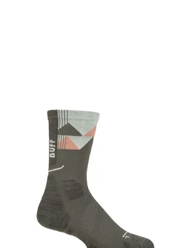 Mens and Womens 1 Pair BUFF Thermonet Hike Crew Length Socks Beetle Green S - Green - Size: Small - SockShop - FashionsVida