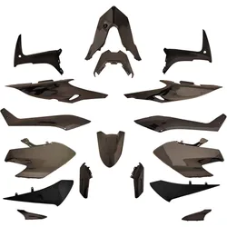 Kit Carene Nero Lucido 17Pz Per YAMAHA T-MAX 560 (2020-2 taglia un