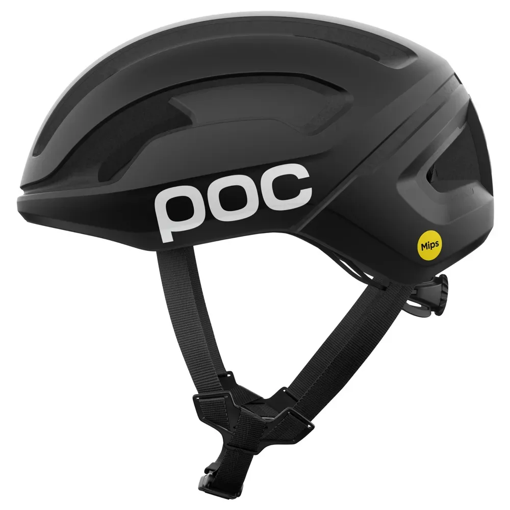 Casco Omne Air Mips Uranium Black Matt / Hydrogen White / Logo - Poc - FashionsVida