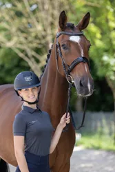 Reithelm ELITE POLO schwarz L (59-61cm)