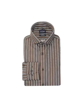 Camicia Regular Fit marrone 41 - Olymp - FashionsVida