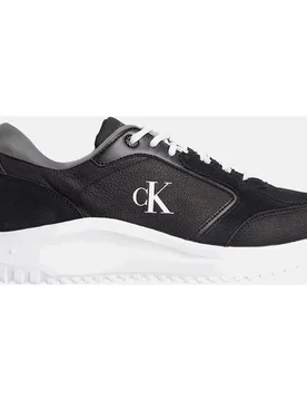 Zapatillas de hombre estilo runner de piel - Calvin Klein - FashionsVida