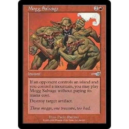 Mogg Salvage (foil) Nemesis - Magic: The Gathering - FashionsVida