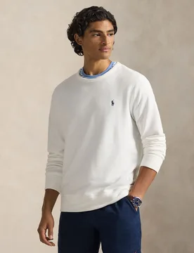 Sudadera de hombre en punto doble con logotipo - Polo Ralph Lauren - FashionsVida