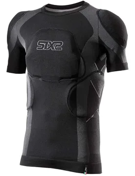 Maglia Tecnica Con Protezioni Pro-Tech PRM TS1 Nero taglia XS/S - Sixs - FashionsVida