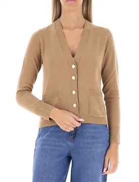 Cardigan in lana CAMMELLO L - Pennyblack - FashionsVida