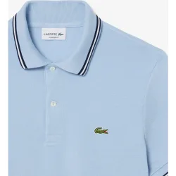 Polo de hombre de corte regular con ribetes decorativos de manga corta