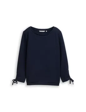Sweatshirt w. sleeve detail female - M - FashionsVida