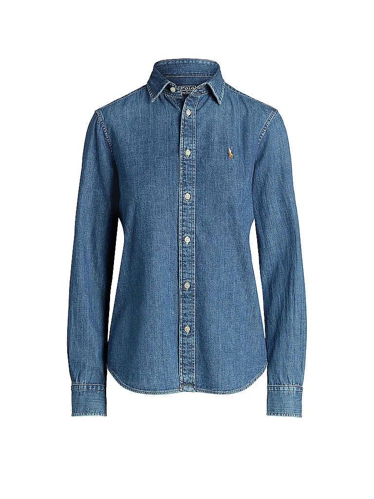 POLO Jeansbluse dunkelblau 42 damen - Ralph Lauren - FashionsVida