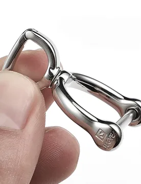 L Stainless Steel Car Key Ring Horseshoe Buckle 360 Degree Rotatable Keychain Key Chain EDC Tool High-Quality Durable Holder - Aliexpress - FashionsVida