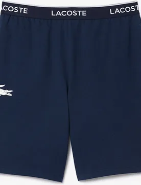 Shorts de estar por casa de polar con logo en la cintura de hombre - Lacoste - FashionsVida