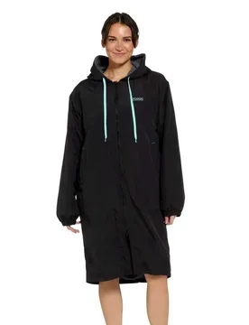 Pool Parka Black / Mint XL Men,Women - Zoggs - FashionsVida