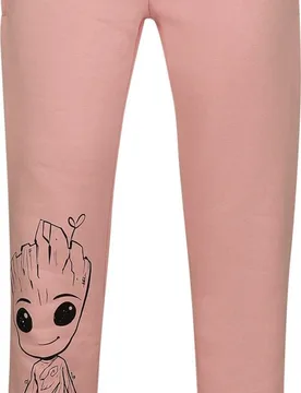 Marvel Trainingshose - I Am Groot - S bis 3XL - für Damen - Größe XL - altrosa - EMP exklusives Merchandise! - Frauen - female - Guardians Of The Galaxy - FashionsVida