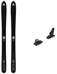 Ski Set inkl. Bdg. Skis all-mountain Pack Depart. 02 2027 aus Holz schwarz