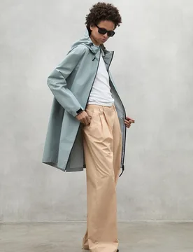 Parka de mujer con capucha y cierre de cremallera - Ecoalf - FashionsVida