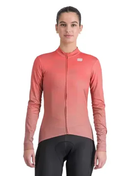 Maglia A Maniche Lunghe Rocket Thermal Pompelmo Pink - Sportful - FashionsVida