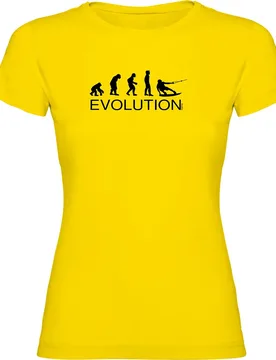 T-shirt à Manches Courtes Evolution Wake Board Yellow S - Kruskis - FashionsVida