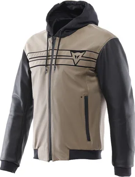 Giubbotto Moto Pelle VINTEDGE Sand Nero taglia 52 - Dainese - FashionsVida