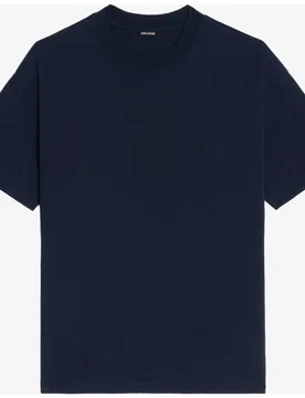 Zadig & Voltaire - Camiseta Teddy de hombre de manga corta en algodón - Zadig & Voltaire - FashionsVida