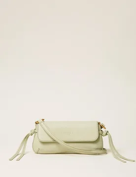 Sac à bandoulière avec rabat en cuir - TWINSET - FashionsVida
