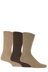 Pair Browns Plain Cotton Socks Men's 6-11 Mens - - Brown - Size: 6-11 Mens