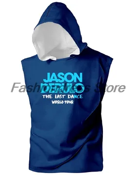 Jason Derulo Last Dance World Tour 2026 Sleeveless Hoodie Women Men Outdoor Hooded Tank Tops Unisex Sport Gym Vest - Aliexpress - FashionsVida