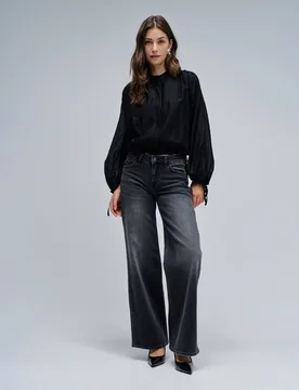 Vaqueros de mujer low rise wide - Salsa Jeans - FashionsVida