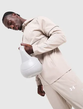 Mens Giacca Lock Up - Beige, beige beige Uomo taglia S - Under armour - FashionsVida