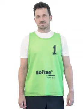 Gilet D´entraînement Junior 5 Unités Green One Size male - Softee - FashionsVida