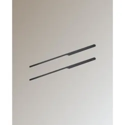 Set de 2 tiradores con forma para mueble de baño Wish